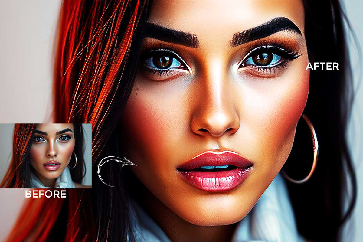 Ultra HD Portrait Enhancer PS Action, an Action Add-On by Studio Retouch (Photo 5 of 10)