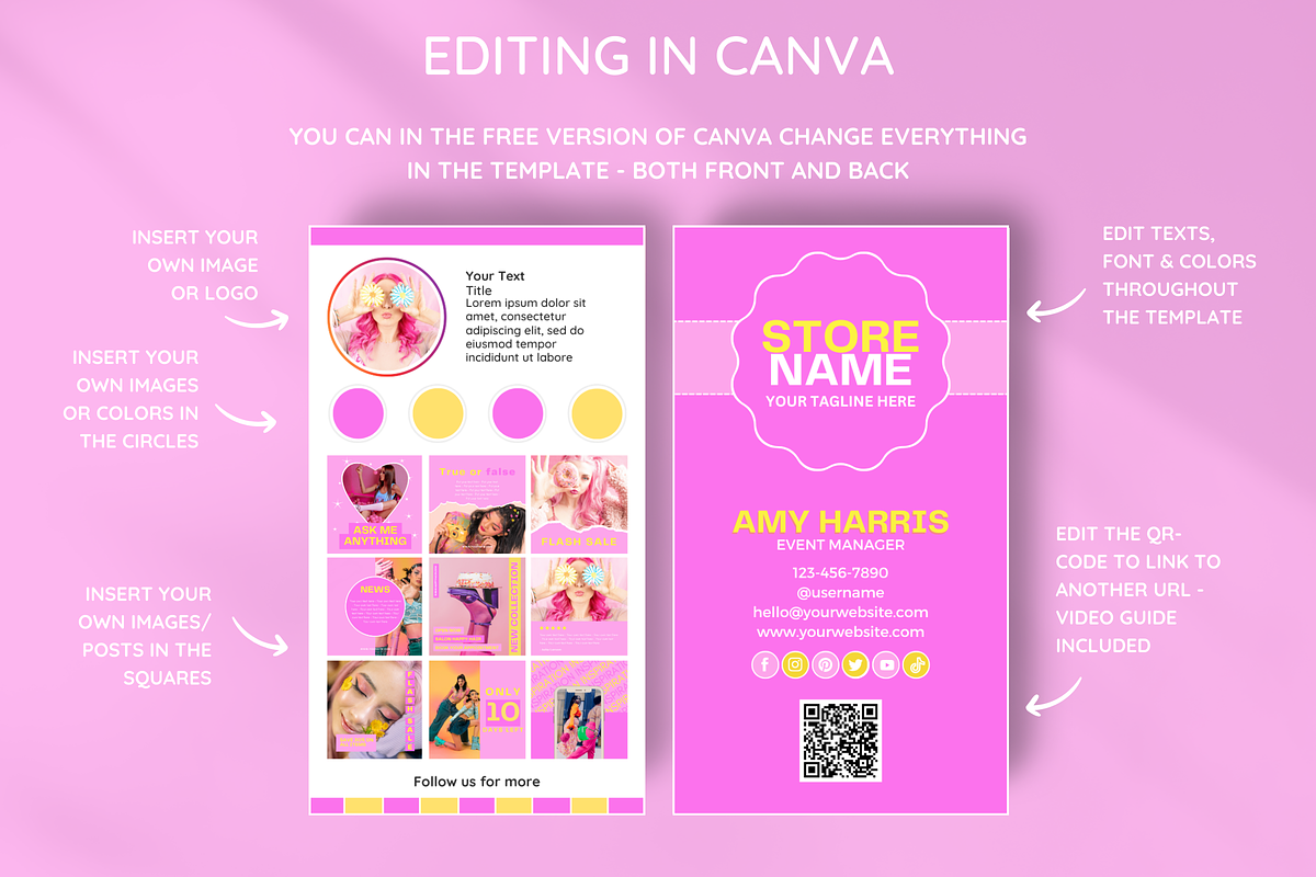 Colorful Business Card Template, a Business Card Template by SunshineStudioBoutique (Photo 4 of 9)