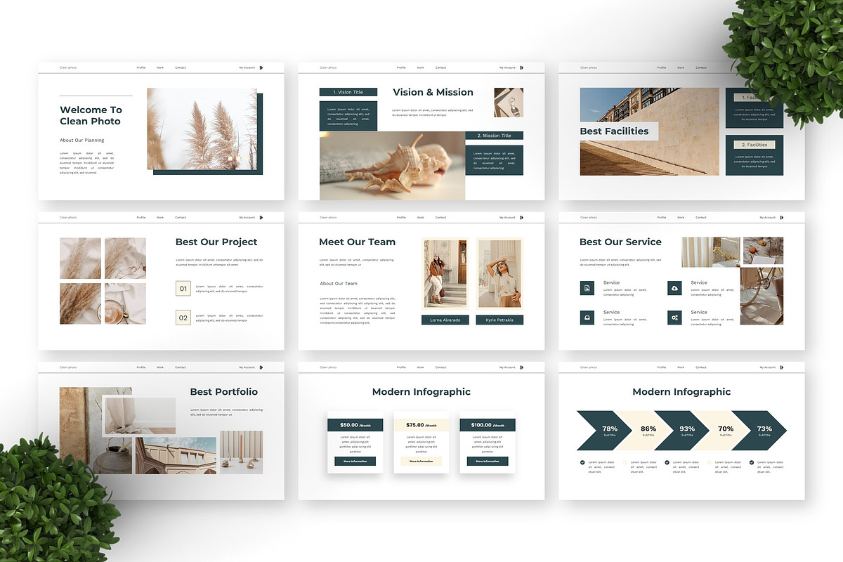Clean Photo - Photography Powerpoint, a Presentation Template by Deepslide Studio (Photo 6 of 6)