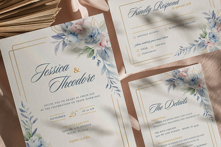 Floral Invitation Canva Template