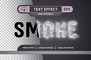 Smoke Editable Text Effect, a Layer Style Add-On by rwgusev (Thumbnail 1 of 6)