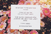 Wistar Typewriter SVG Font Family, a Sans Serif Font by Ana's Fonts (Thumbnail 5 of 11)