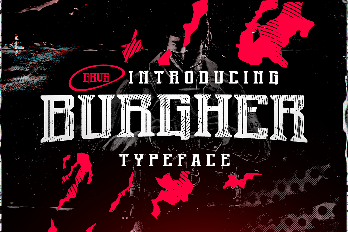GRVS BURGHER FONT, a Symbol Font by GRVS Studio (Photo 1 of 7)