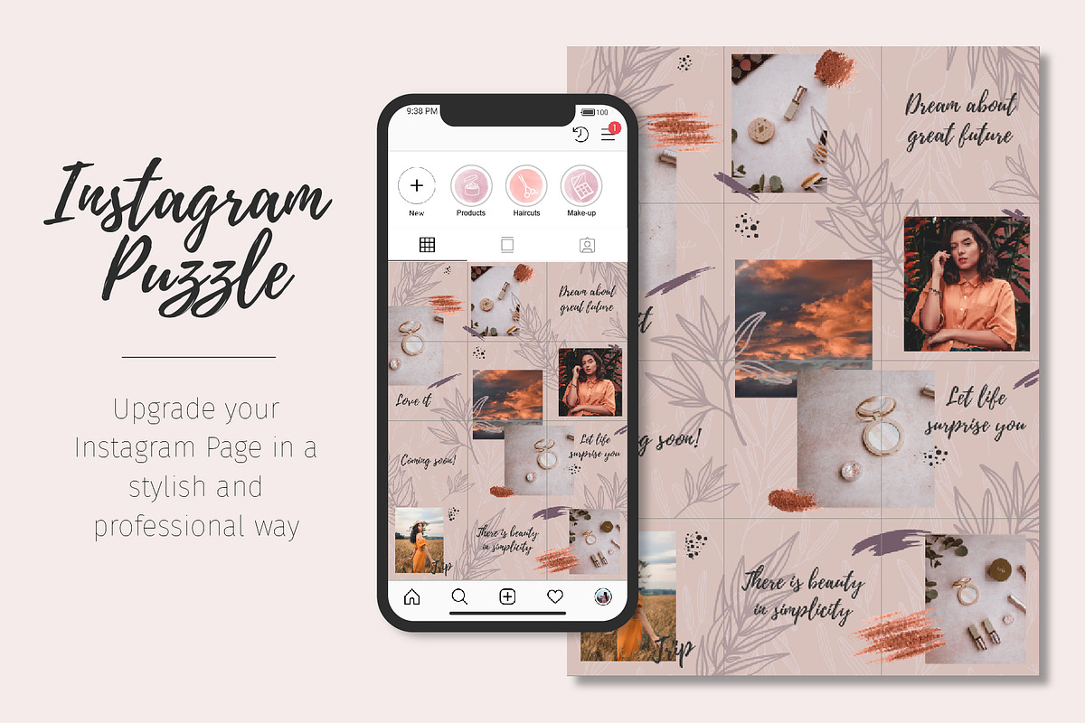 Instagram Puzzle | Posts & Stories, a Social Media Template by Wander Designs (Photo 7 of 9)