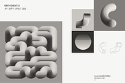 Greydient 5 - Blend Objects, an Object Graphic by kloroform (Thumbnail 10 of 14)