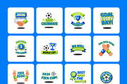 Bundle of Football World Cup, a Sport Illustration by Creative Stall (Thumbnail 9 of 11)
