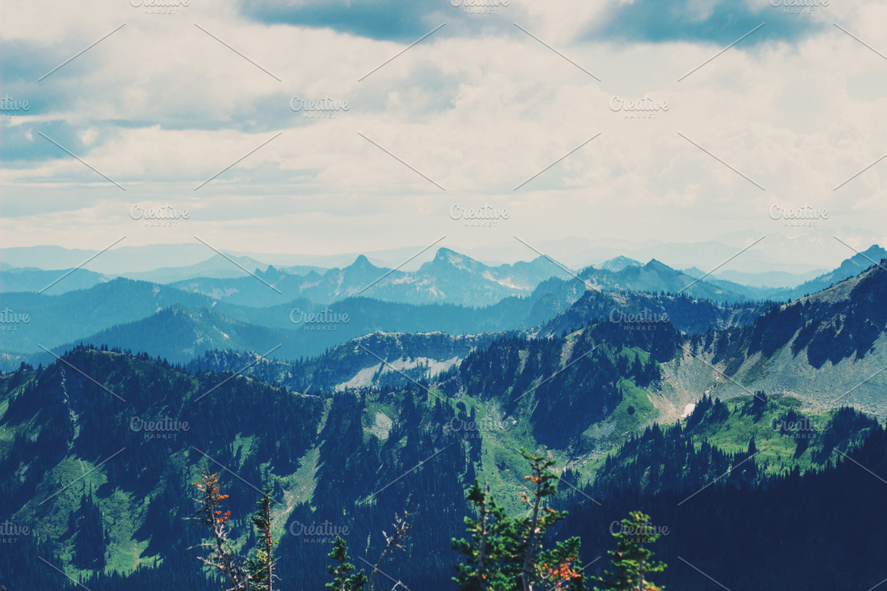 Lookout Over The Mountains