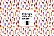 Ice Cream and Popsicle Pattern, a Pattern Graphic by Neermana (Thumbnail 1 of 5)