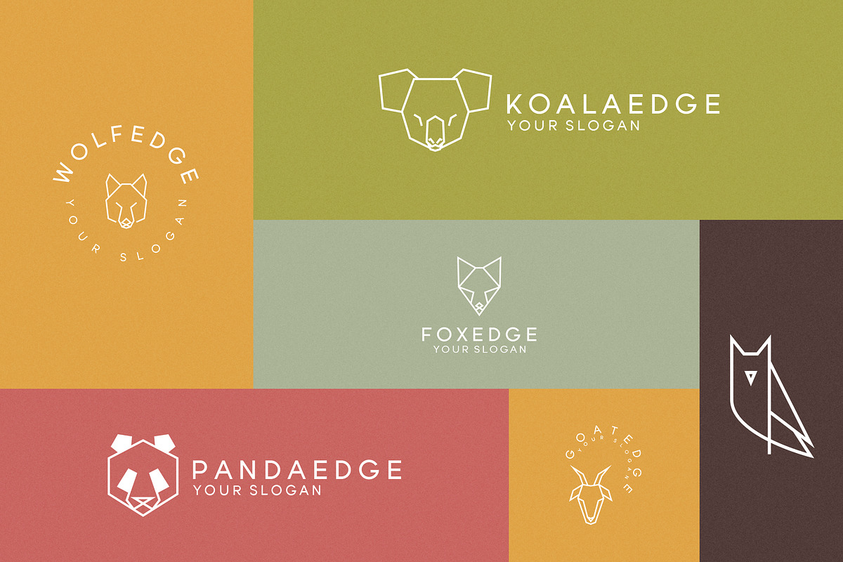 116 Geometric Animal Logos -30%, a Branding & Logo Template by VP Fonts (Photo 3 of 11)