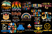Trendy Retro Slogan T-Shirt Bundle, a Pattern Graphic by vintage (Thumbnail 3 of 3)