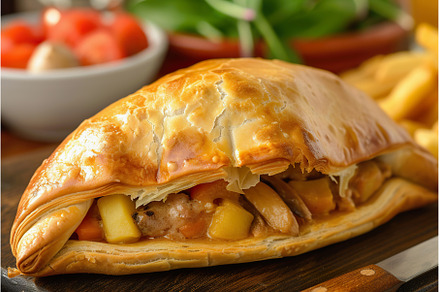 Traditional Cornish Pasty with, a Food & Drink Photo by Lermont51