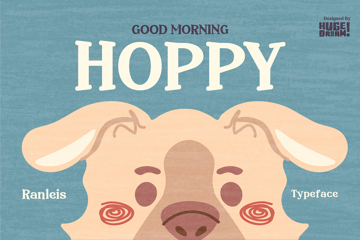 Ranleis - Whimsical Playful Font, a Serif Font by Huge Dream Studio (Photo 3 of 9)