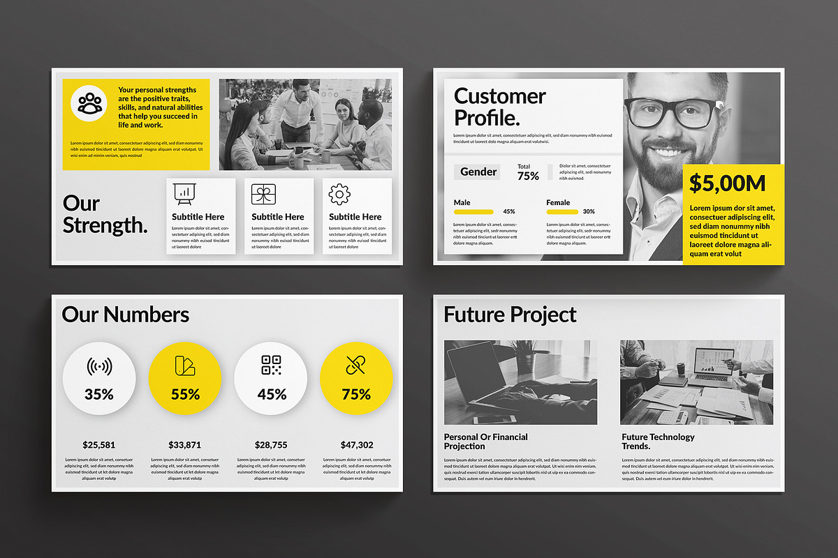 Company Profile Presentation, a Presentation Template by E-Type (Photo 4 of 5)
