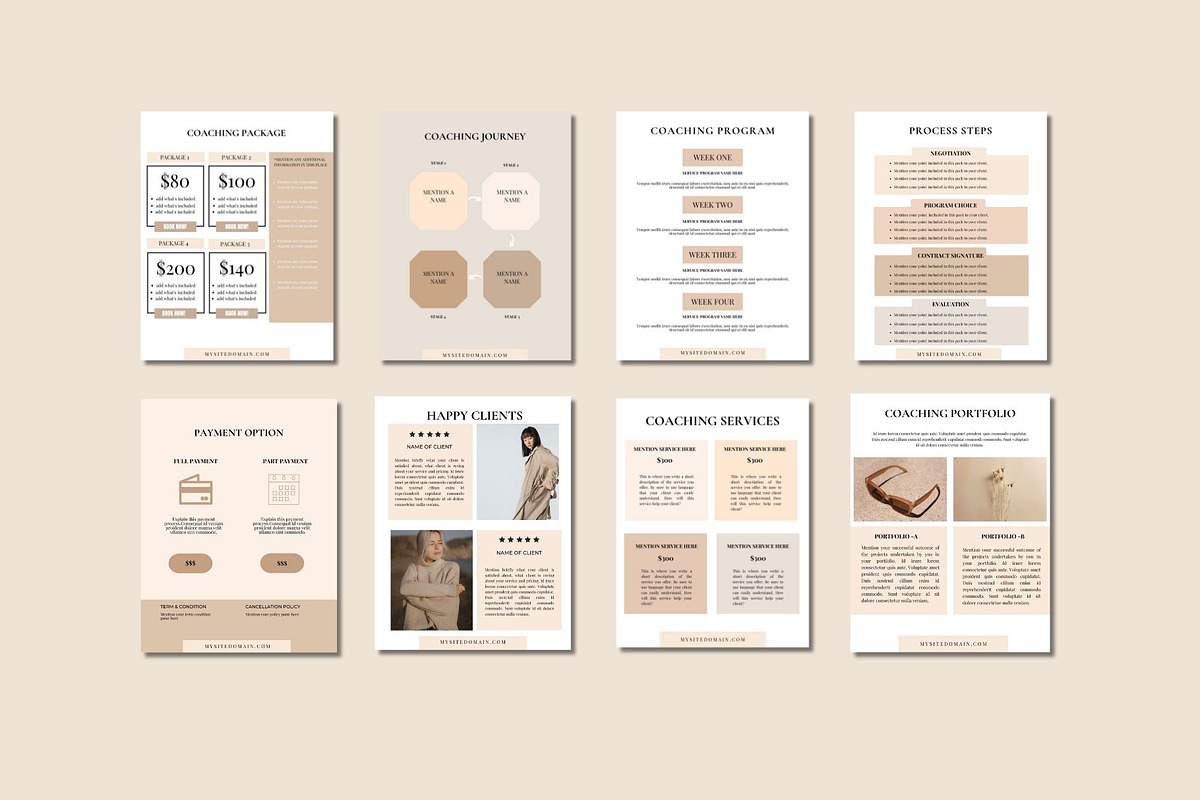 Client Welcome Services Bundle CANVA, a Brochure Template by Deepa Template Studio (Photo 14 of 23)