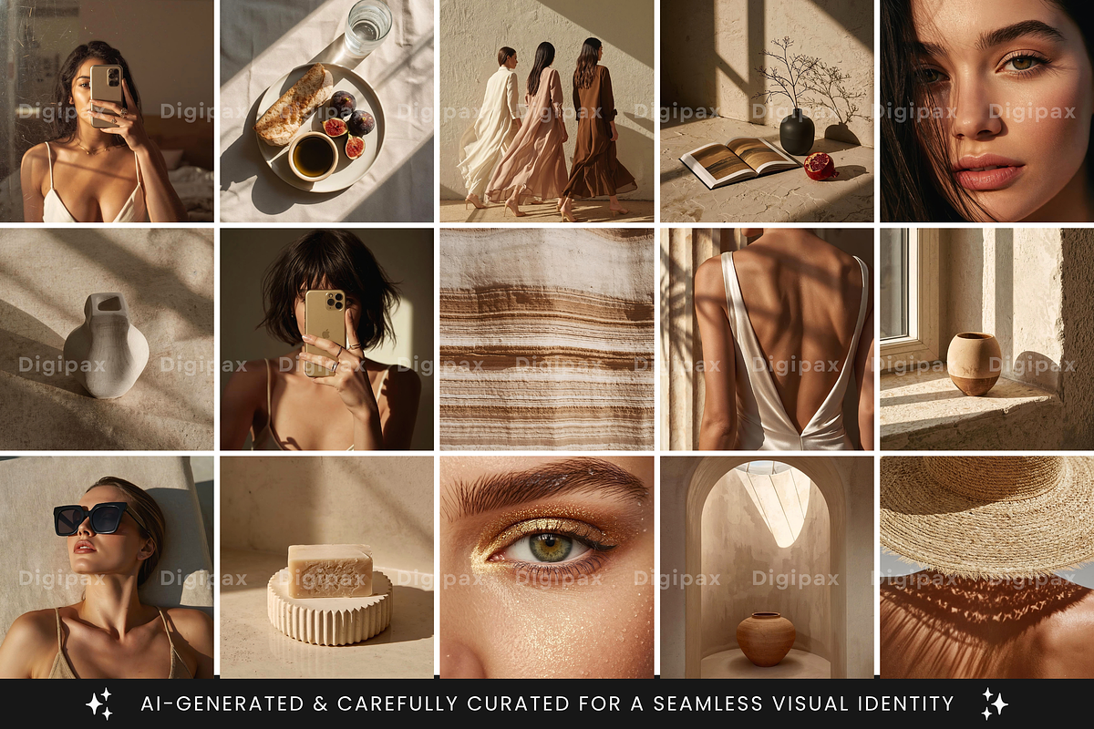 Neutral Aesthetic Stock Photo Bundle, a Beauty & Fashion Photo by DigiPax (Photo 3 of 10)