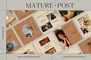 Mature | Instagram Social Media Kit, a Social Media Template by Skolastika Phoebe (Thumbnail 3 of 6)