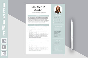 Resume Template Samantha Jones