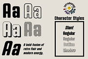 Fox Zine: 5 Font Styles, a Sans Serif Font by Fox7 By Rattana (Thumbnail 2 of 14)