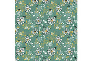 White Hand Drawn Daisy Seamless, a Pattern Graphic by Sharon Schwalbe (Thumbnail 5 of 6)