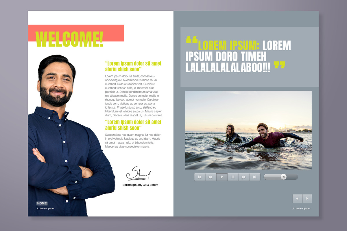 Modern Business Magazine, a Marketing Template by Elm Design (Photo 2 of 8)