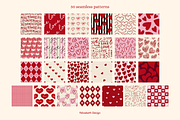 Valentine's Day Pattern Collection, a Pattern Graphic by Felizabeth Design (Thumbnail 4 of 10)