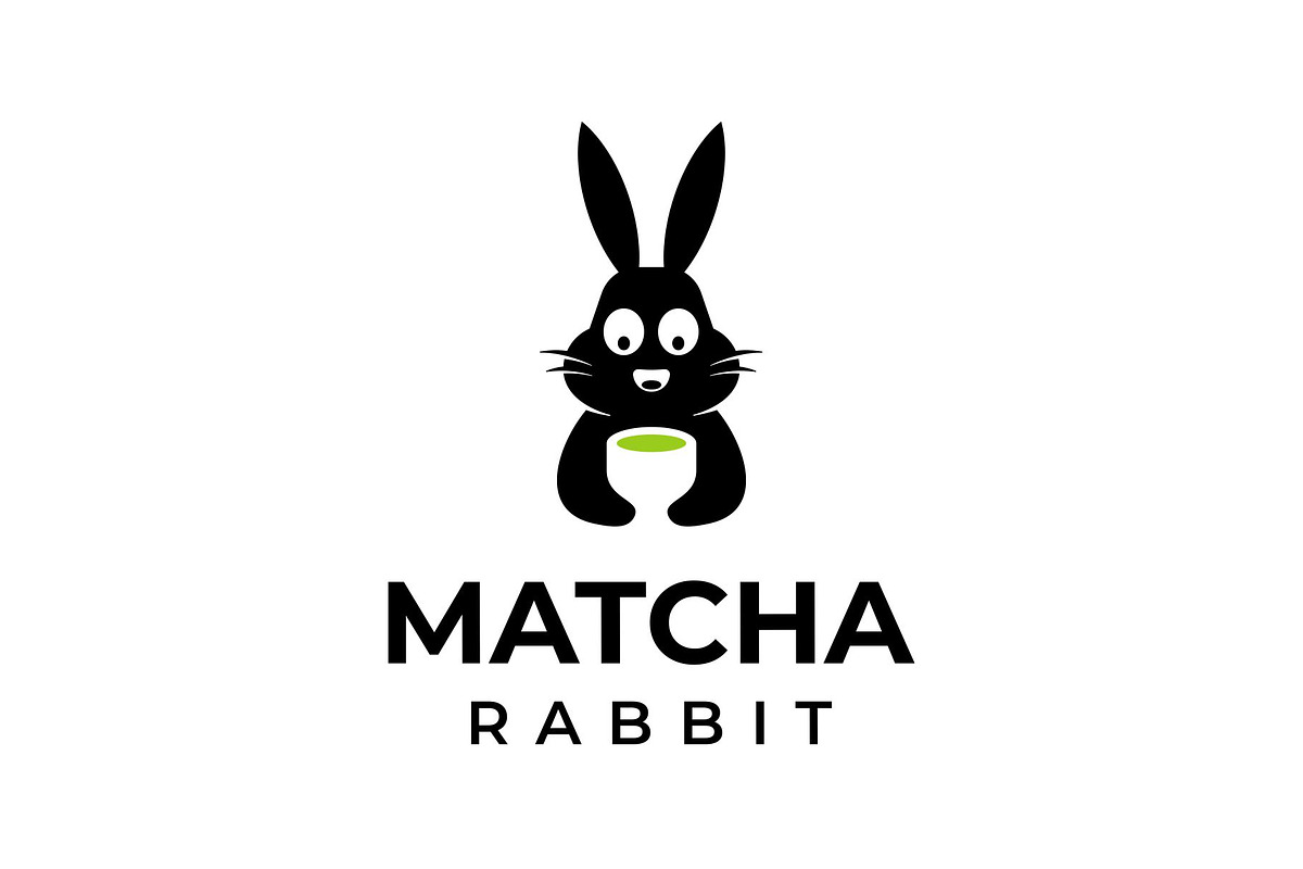 Matcha Rabbit Logo, a Branding & Logo Template by Buqancreative