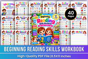 Beginning Reading Skills Workbook