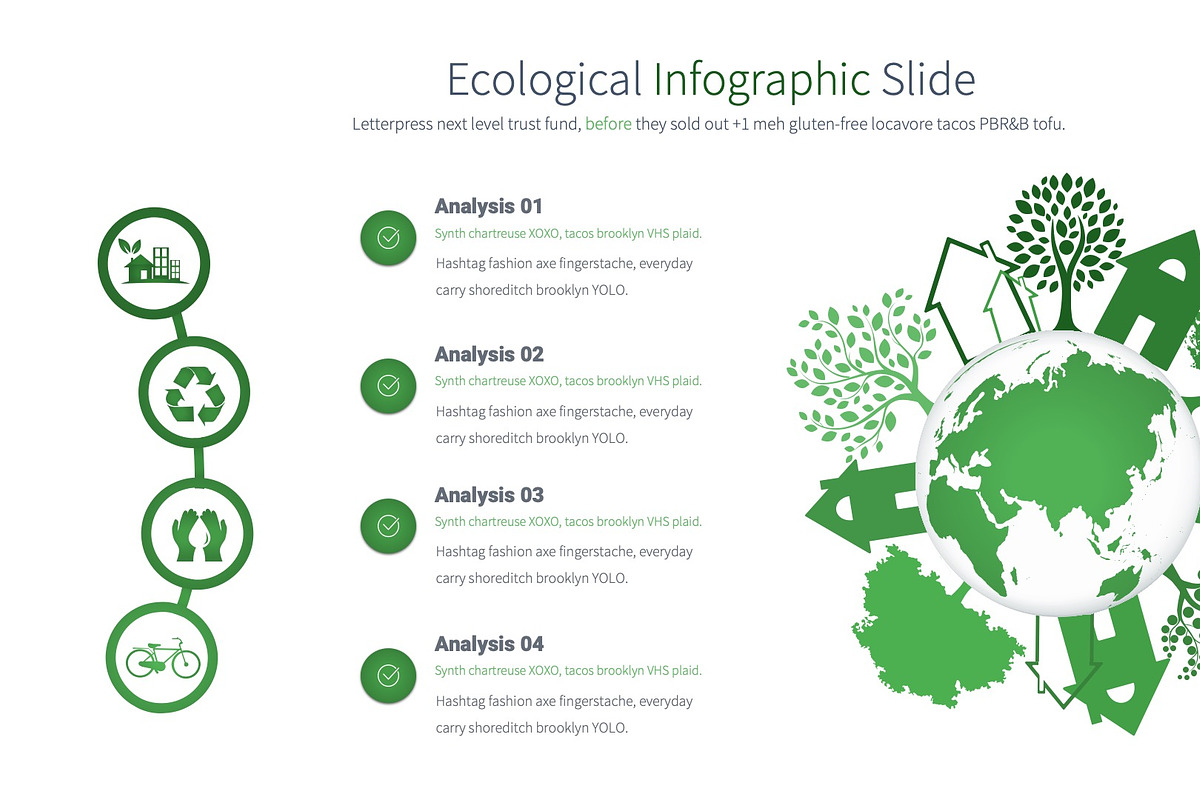 Ecological PowerPoint Infographics, a Presentation Template by Pulsecolor