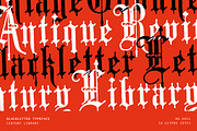 Ornate Vintage Gothic Display Font, a Blackletter Font by Century Library (Thumbnail 1 of 5)