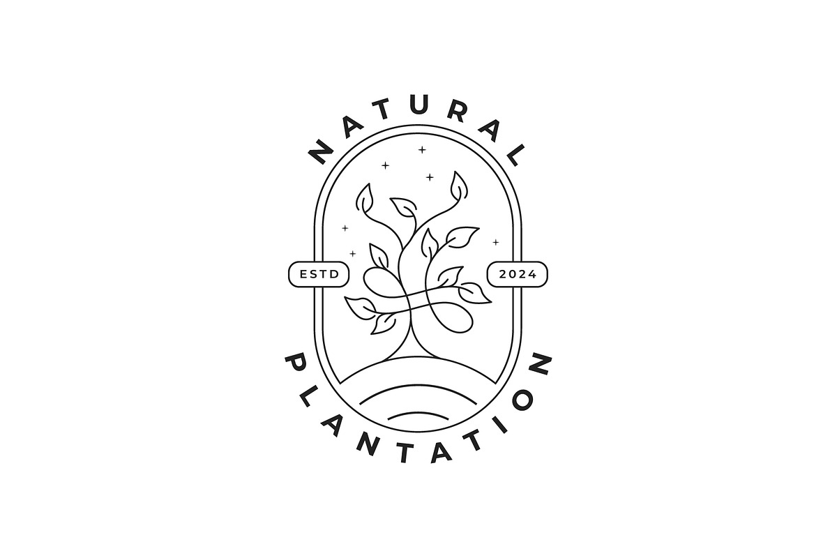 Minimalist Organic Botanical Logo, a Branding & Logo Template by Pyruos ID