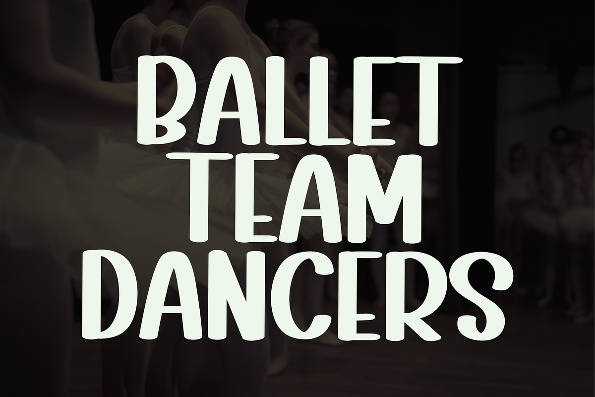 Ballerina, a Sans Serif Font by InermediaSTUDIO (Photo 6 of 8)