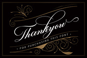 Danizatti script, a Script Font by Slex Studio (Thumbnail 10 of 10)