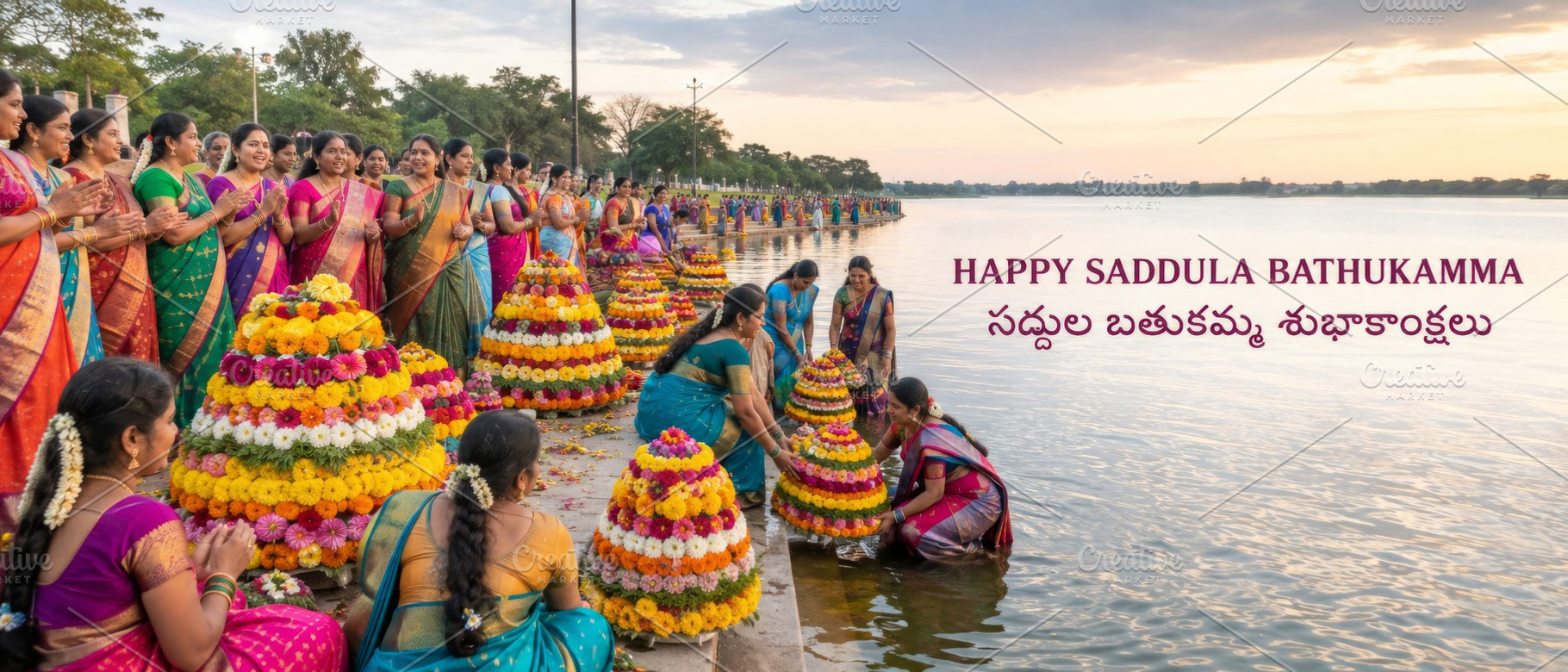 Saddula Bathukamma festival celebrat, a Photo by Dvoevnore photos