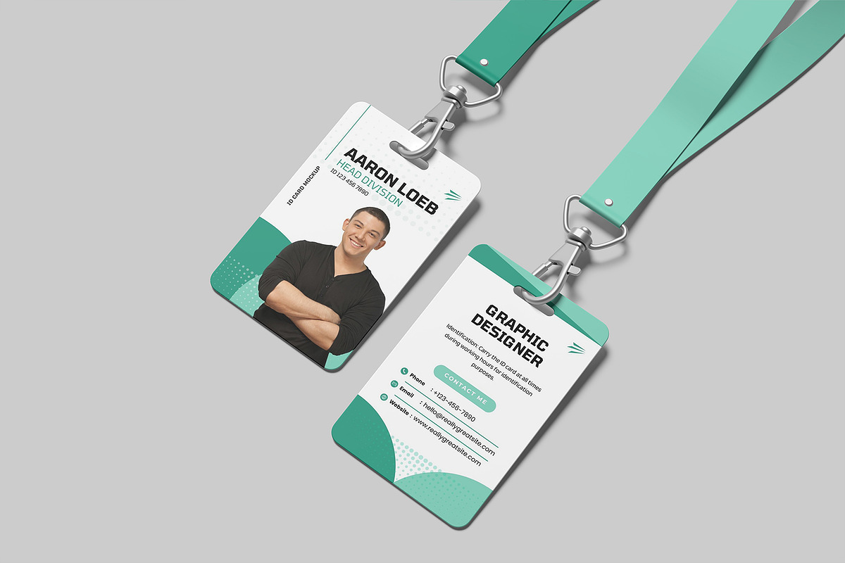 ID Card Mockup, an Advertising Mockup by Amigos__46 (Photo 6 of 6)
