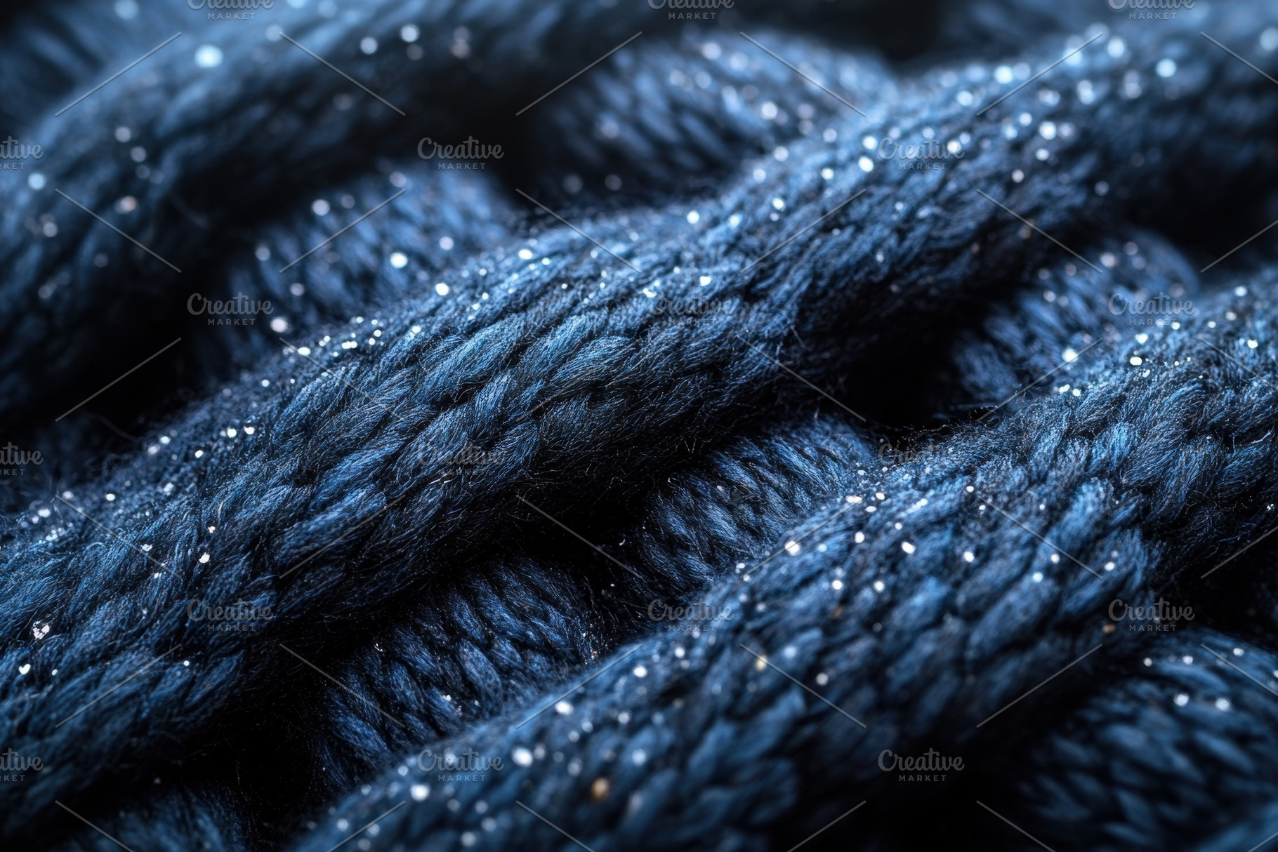 Close-up view of textured dark blue, a Photo by Tanuart