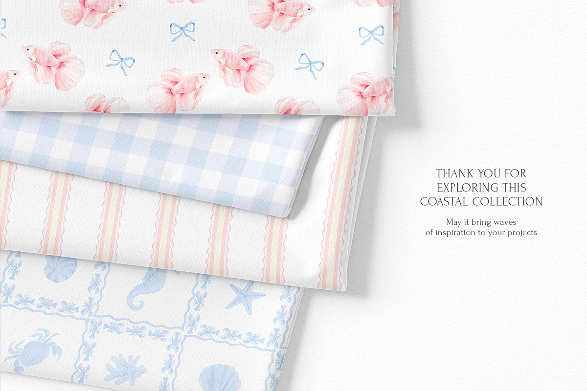 Dreamy Sea Watercolor Collection, a Decorative Illustration by Eva Gentle (Photo 12 of 12)