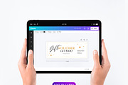 Canva Gift Certificate Template PDF, a Print Template by BrushstrokeArtGB (Thumbnail 2 of 5)