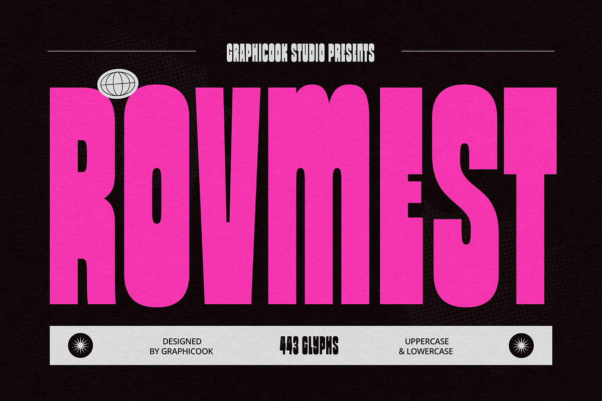 Rovmest, a Sans Serif Font by graphicook (Photo 1 of 10)