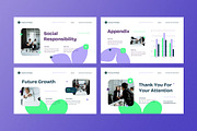 White Tech Company Powerpoint, a Presentation Template by Aiyari Graphic (Thumbnail 4 of 5)