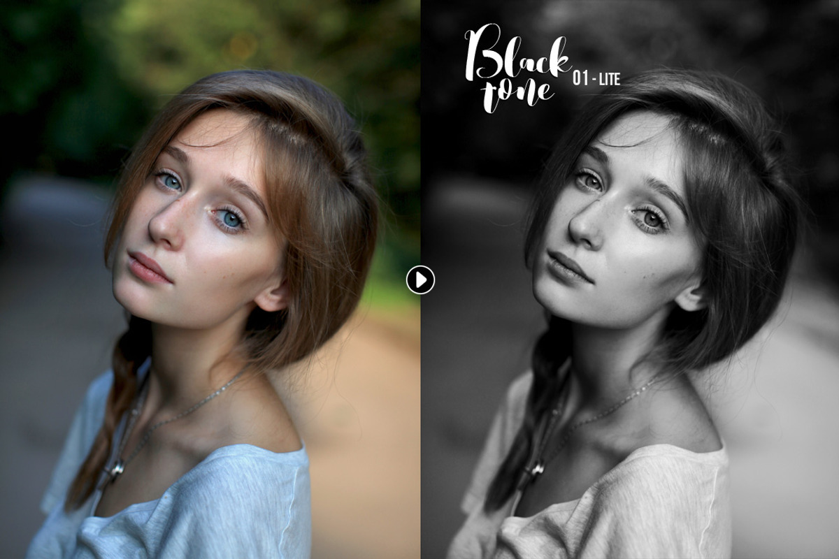 Blacktone B&W Lightroom Presets preview 2
