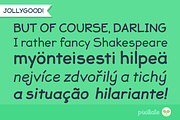 JollyGood Sans Essentials, a Script Font by Letradora (Thumbnail 3 of 5)