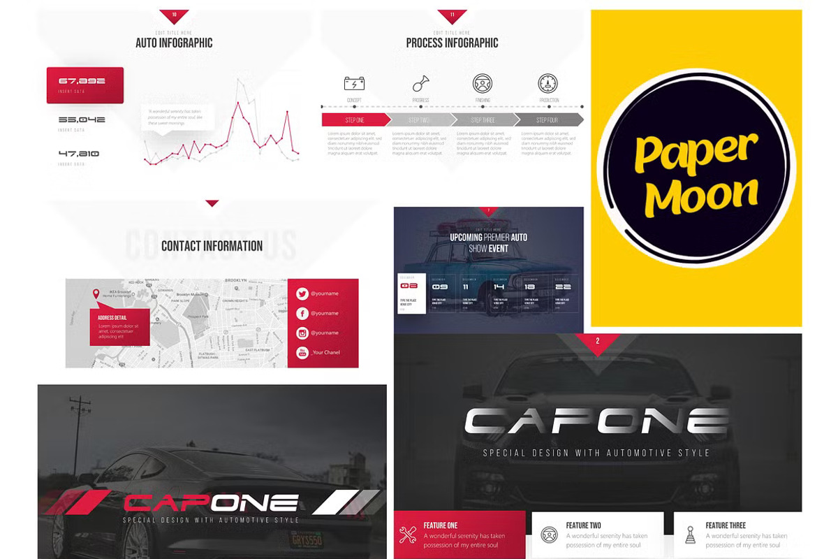 Car Premium Powerpoint Template, a Presentation Template by GearShift (Photo 3 of 4)