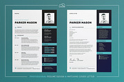 Resume/CV - Parker, a Resume Template by bilmaw creative (Thumbnail 2 of 3)