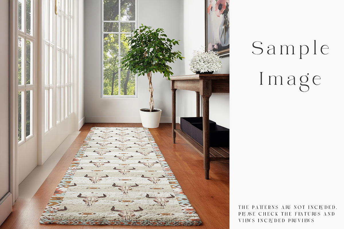 Rug Runner Mockups 22 Files, a Product Mockup by mock-ups (Photo 46 of 59)