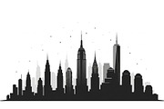 City Skyline Silhouette Bundle, an Illustration by jahid234 (Thumbnail 20 of 41)