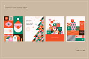 Geometric Modern Christmas, a Seasonal Illustration by Marish (Thumbnail 3 of 9)