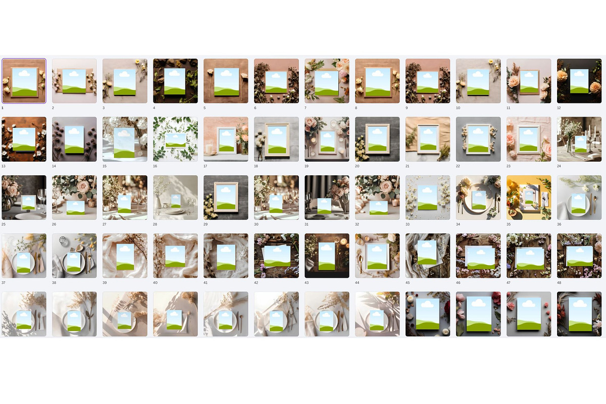 94 Canva Greeting Card Mockups, an Advertising Mockup by ARTOZEN DIGITAL (Photo 15 of 16)