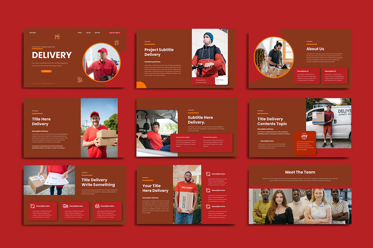 Delivery Persentation, a Presentation Template by yanindesign (Photo 2 of 5)
