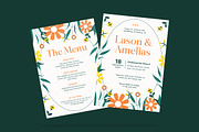 Flowerys Wedding Invitation Template, an Invitation Template by iDoodle Studio (Thumbnail 4 of 4)