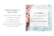 Rose Gold Social Media Templates, a Social Media Template by Essem Creatives (Thumbnail 5 of 8)
